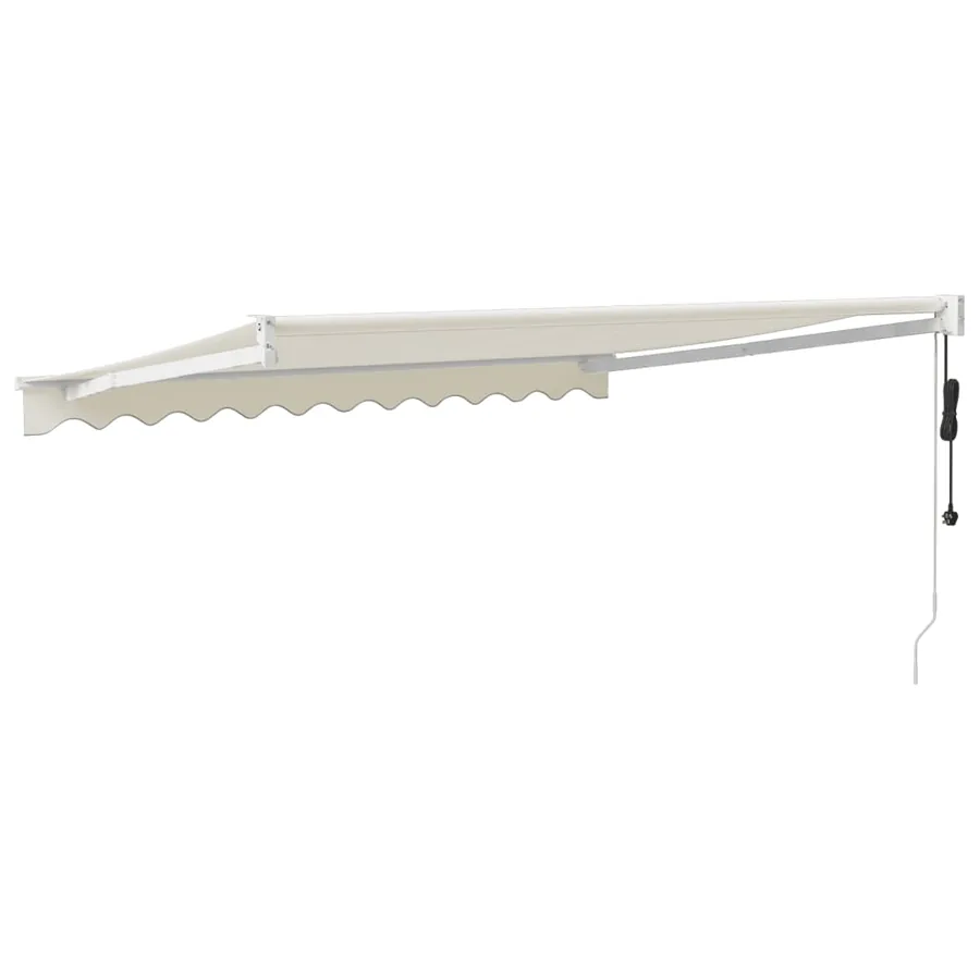 Auvent rétractable automatique crème 3,5x2,5 m - 5