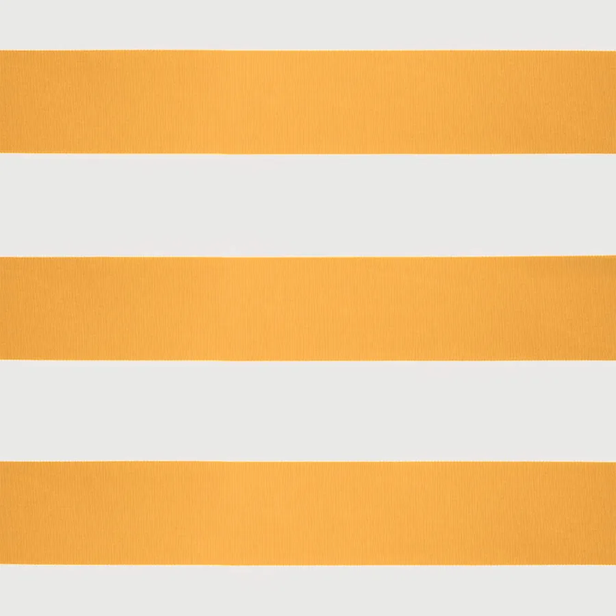 Auvent rétractable jaune et blanc 3x2,5 m tissu et aluminium - 8