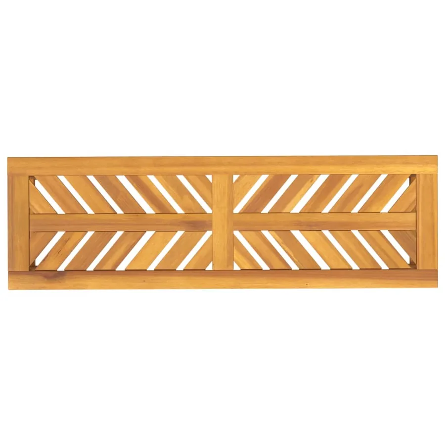 Banc de jardin 110 cm bois massif d'acacia - 5