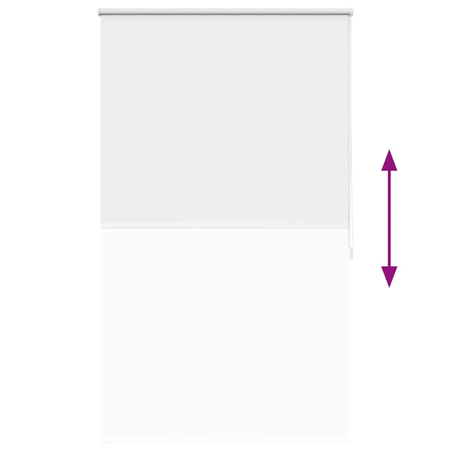 Store enrouleur occultant 84,4 x 175 cm, largeur du tissu 80 cm, blanc - 9