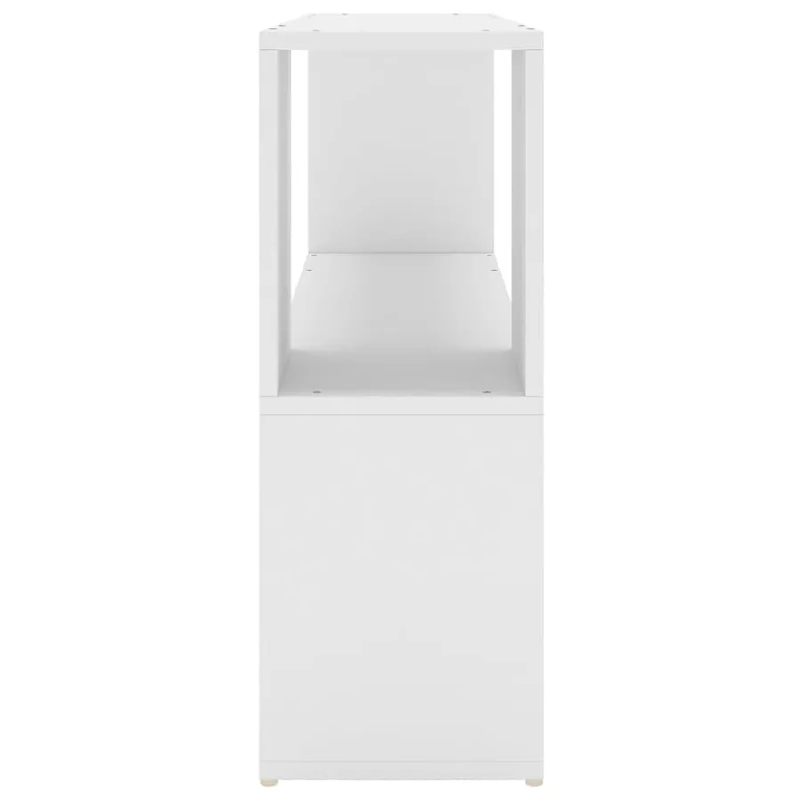 Bibliothèque Blanc 100x24x63 cm Bois d'ingénierie - 4