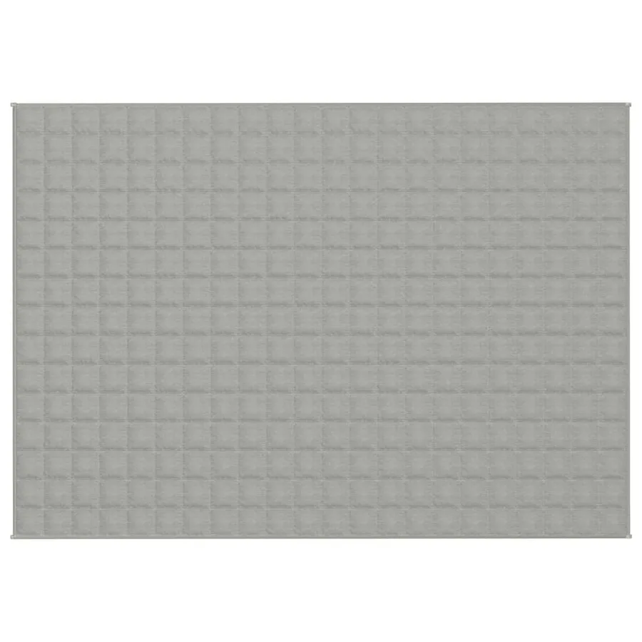 Couverture lestée Gris 155x220 cm 11 kg Tissu - 3