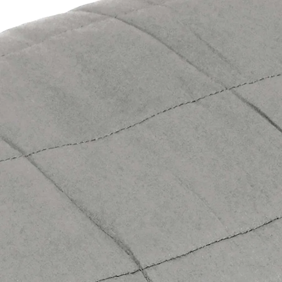 Couverture lestée Gris 155x220 cm 11 kg Tissu - 4
