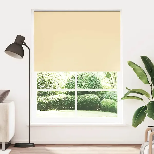 Store enrouleur occultant 144,4 x 230 cm, largeur du tissu 140 cm, beige