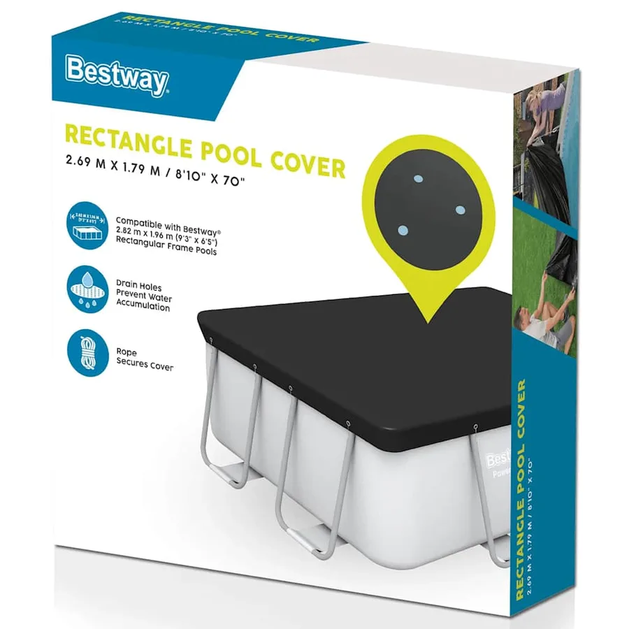 Bestway Couverture de piscine Flowclear 269x179 cm - 4