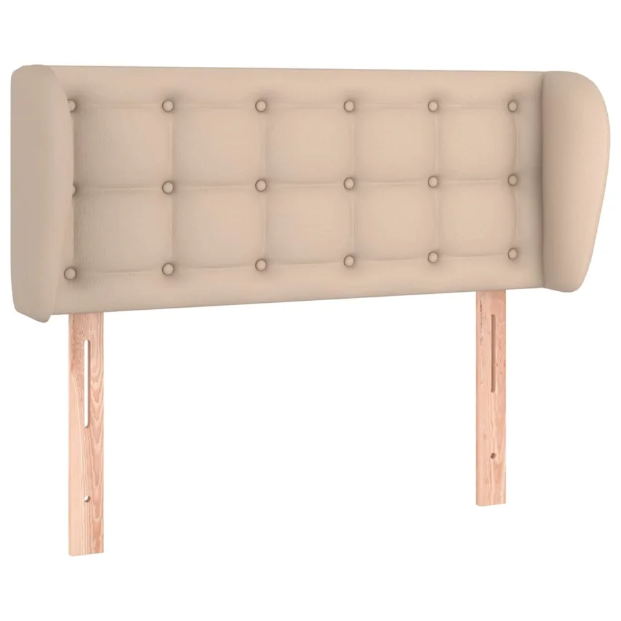 Tête de lit avec oreilles Cappuccino 83x23x78/88 cm Similicuir - 2