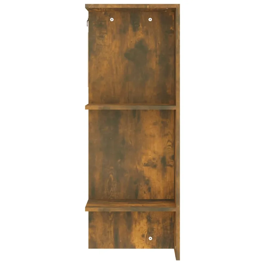 Armoires de couloir 2 pcs chêne fumé bois d'ingénierie - 10