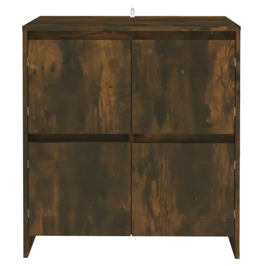 Buffets 2 pcs Chêne fumé 70x41x75 cm Bois d'ingénierie - 3