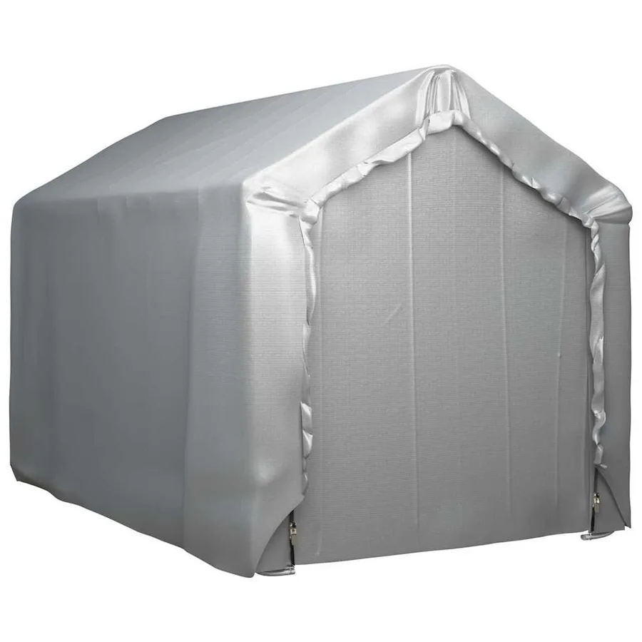 Tente de rangement 180x300 cm Acier Gris - 4