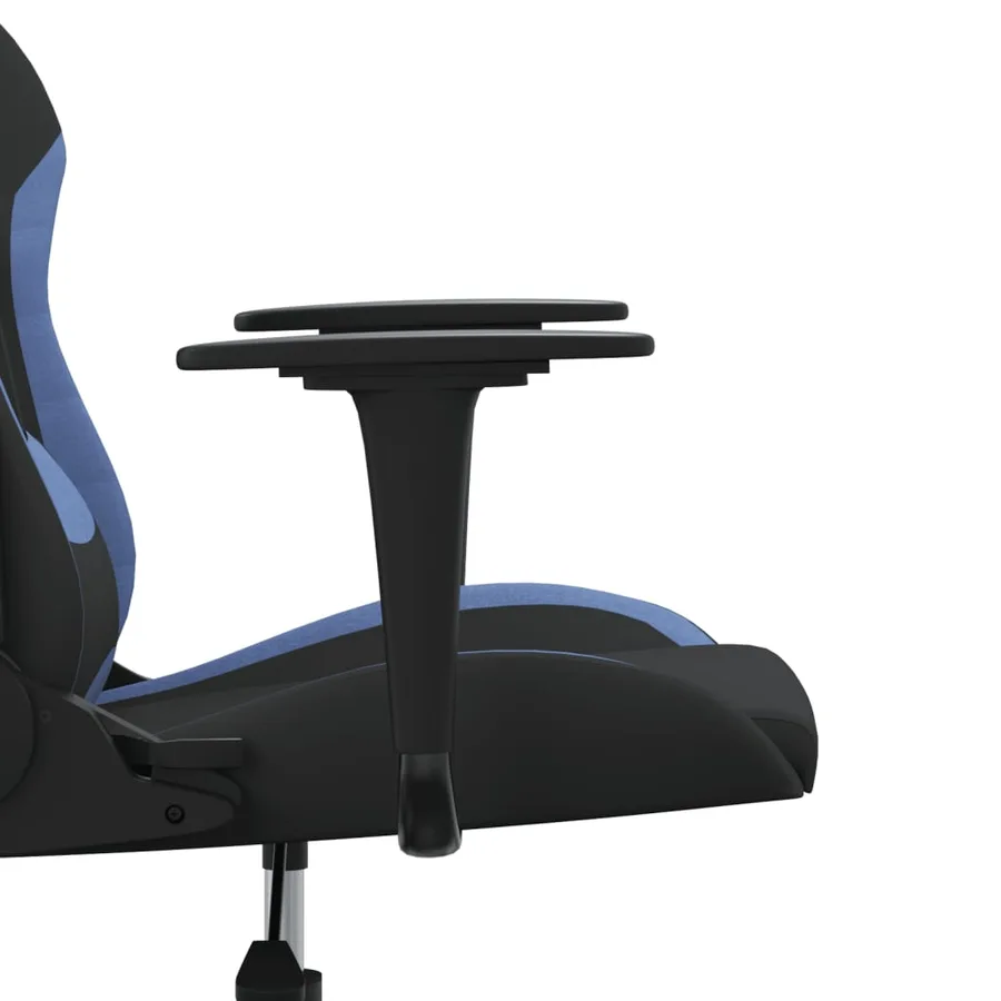 Chaise de jeu Noir et bleu Tissu - 10