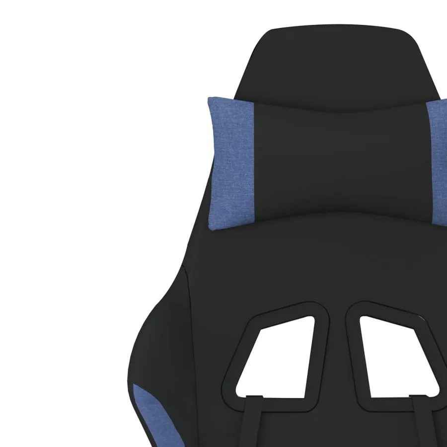 Chaise de jeu Noir et bleu Tissu - 11