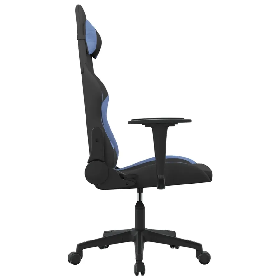 Chaise de jeu Noir et bleu Tissu - 4