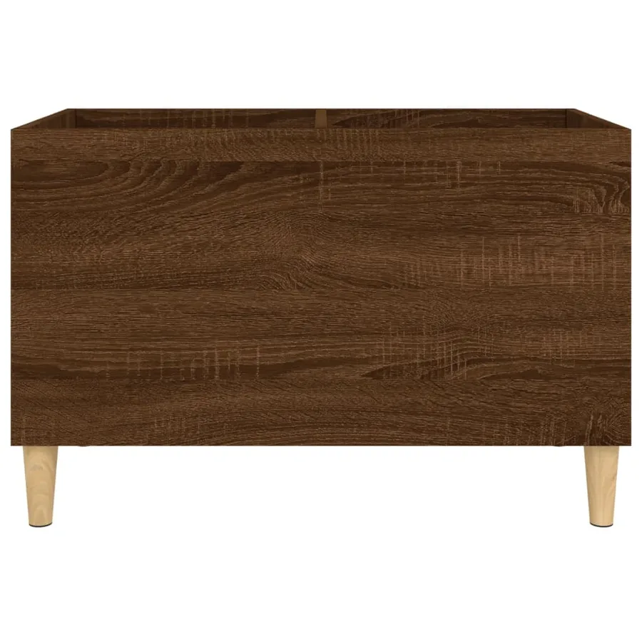 Armoire à disques chêne marron 74,5x38x48 cm bois d'ingénierie - 5