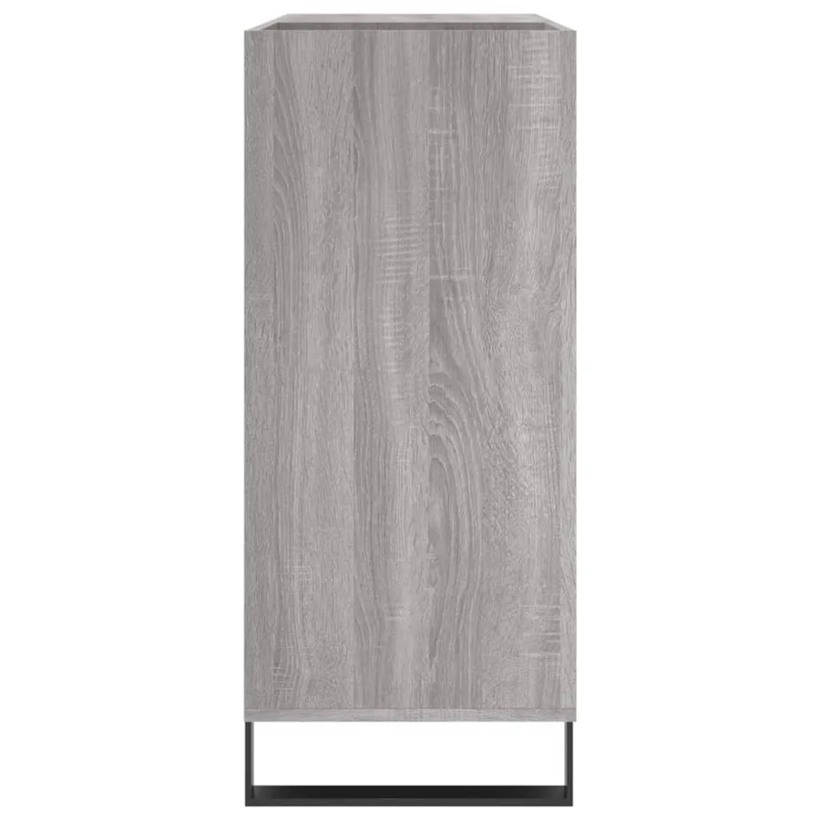 Armoire à disques sonoma gris 84,5x38x89 cm bois d'ingénierie - 5