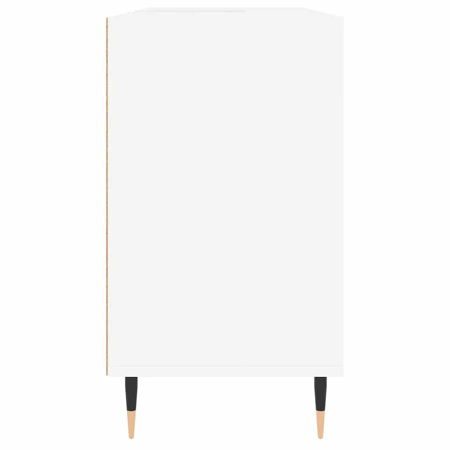 Armoire de salle de bain blanc 80x33x60 cm bois d'ingénierie - 7