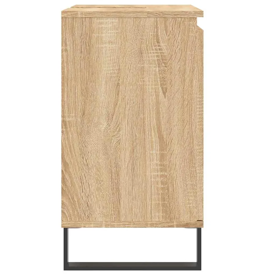 Armoire de bain chêne sonoma 58x33x60 cm bois d'ingénierie - 6