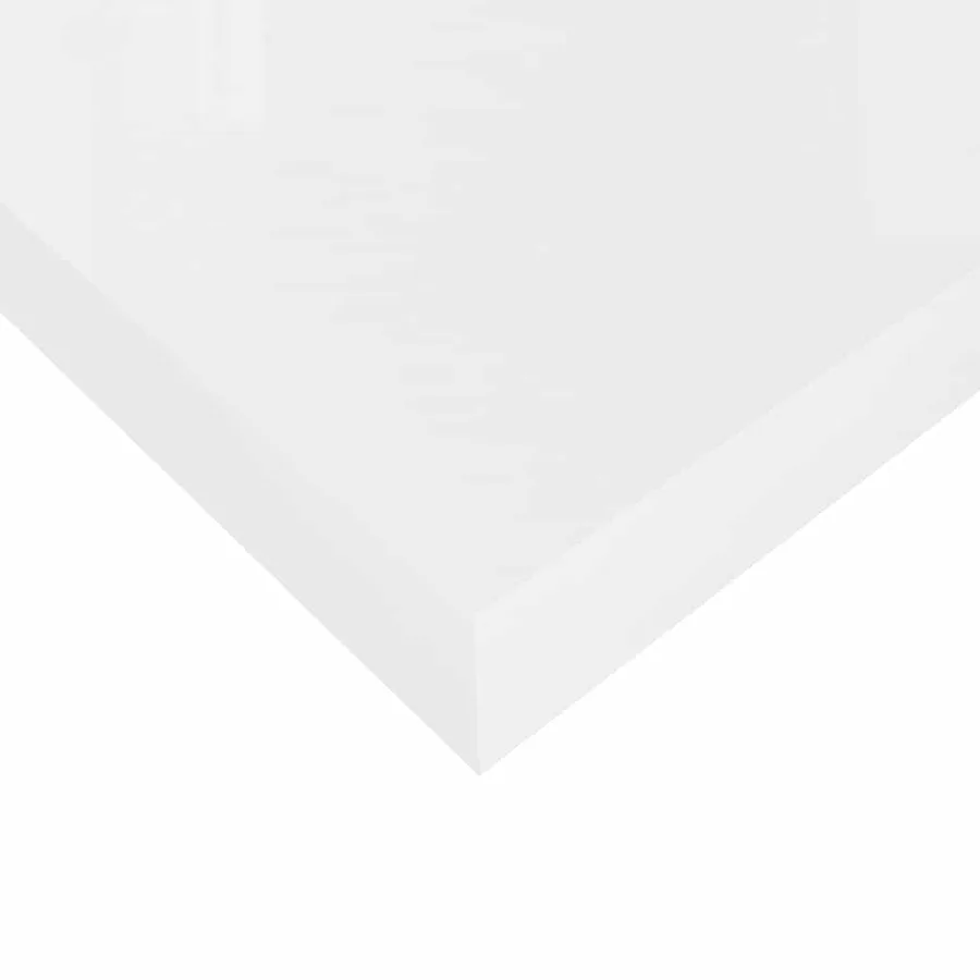 Étagère murale flottante Blanc brillant 120x23,5x3,8 cm MDF - 11
