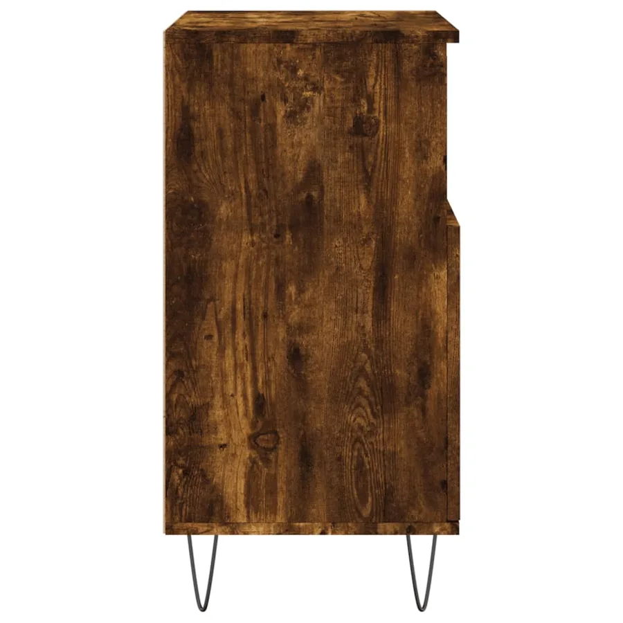 Buffet Chêne fumé 60x35x70 cm Bois d'ingénierie - 7