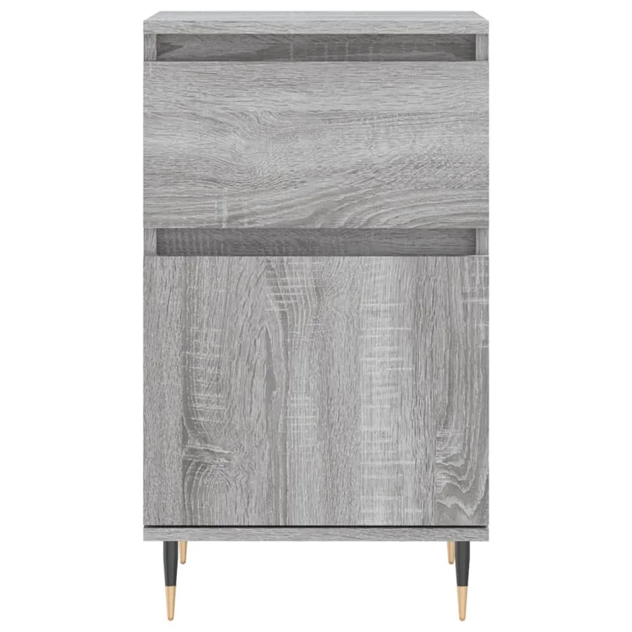 Buffets 2 pcs sonoma gris 40x35x70 cm bois d'ingénierie - 6