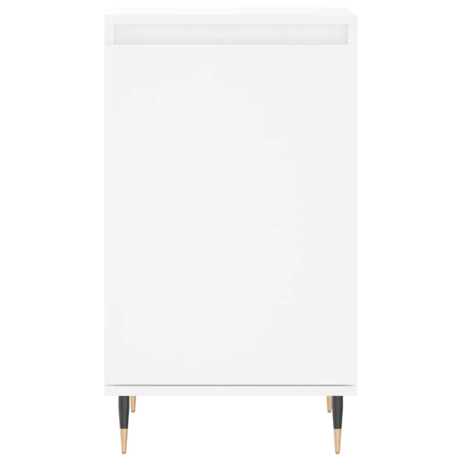 Buffets 2 pcs blanc 40x35x70 cm bois d’ingénierie - 6