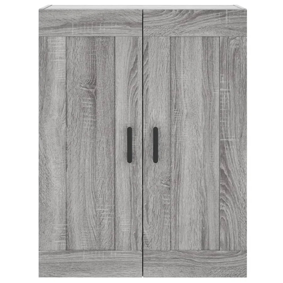 Armoire murale sonoma gris 69,5x34x90 cm bois d'ingénierie - 7