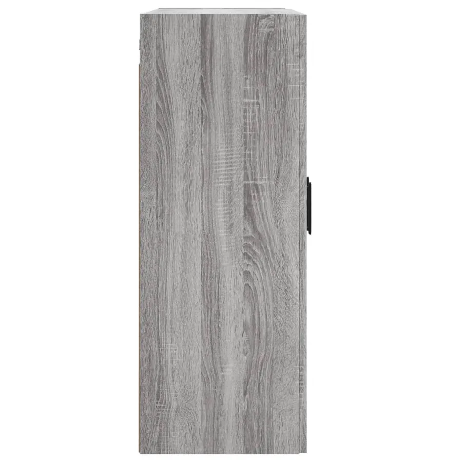 Armoire murale sonoma gris 69,5x34x90 cm bois d'ingénierie - 8