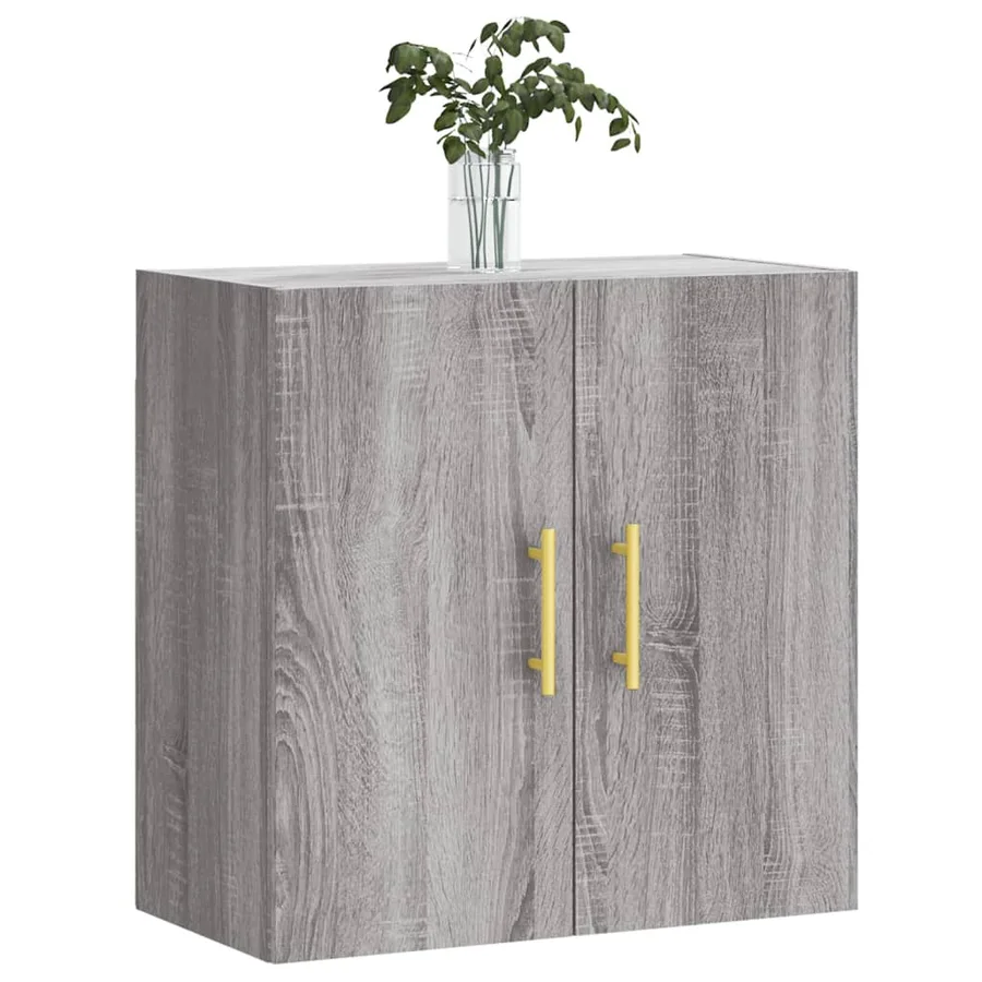 Armoire murale sonoma gris 60x31x60 cm bois d'ingénierie - 3