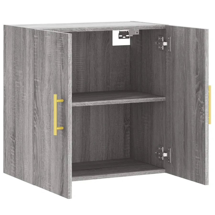 Armoire murale sonoma gris 60x31x60 cm bois d'ingénierie - 6