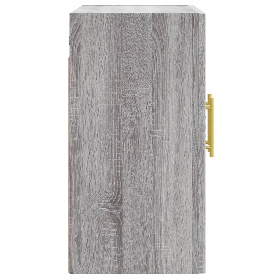 Armoire murale sonoma gris 60x31x60 cm bois d'ingénierie - 7