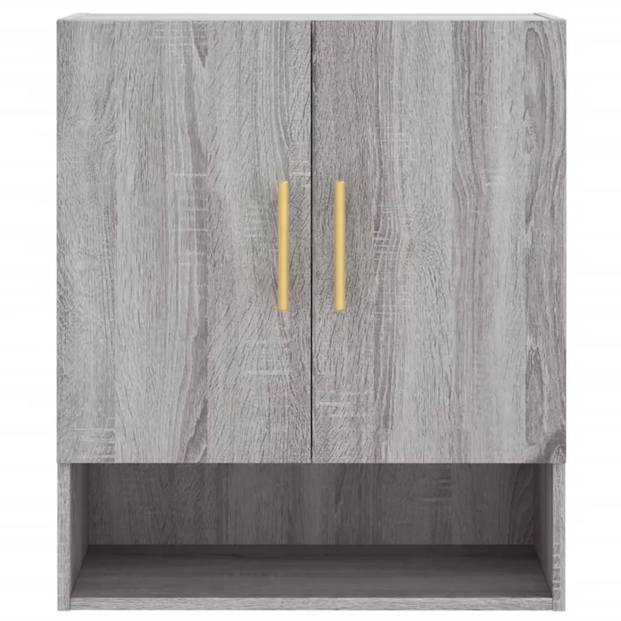 Armoire murale sonoma gris 60x31x70 cm bois d'ingénierie - 5
