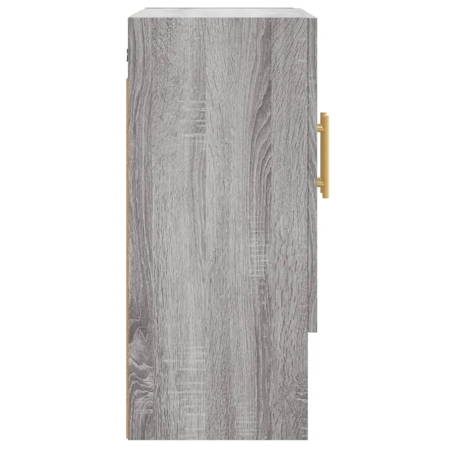 Armoire murale sonoma gris 60x31x70 cm bois d'ingénierie - 7