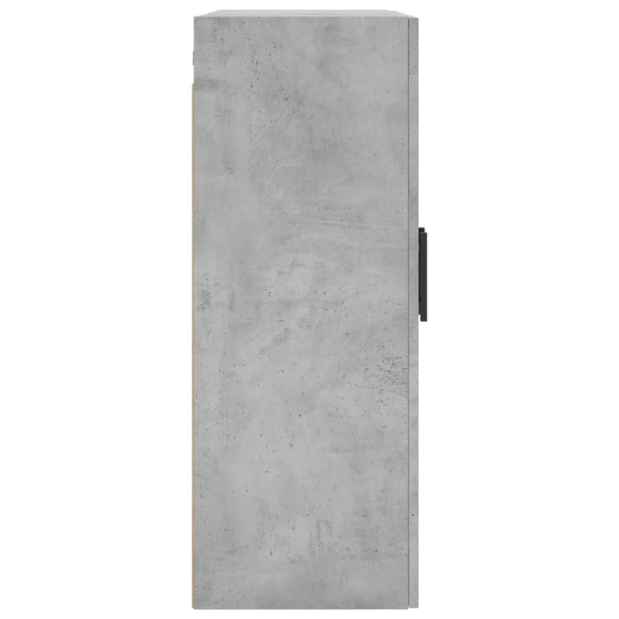 Armoire murale gris béton 69,5x34x90 cm - 8