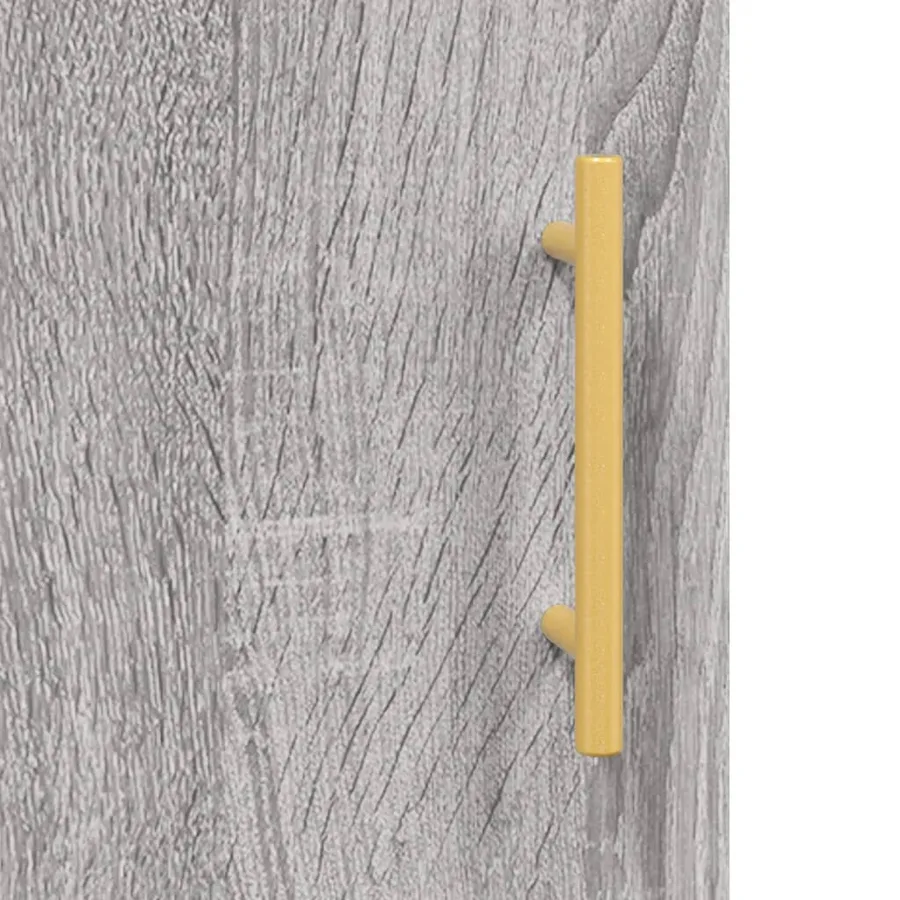 Buffet sonoma gris 69,5x34x90 cm bois d'ingénierie - 10