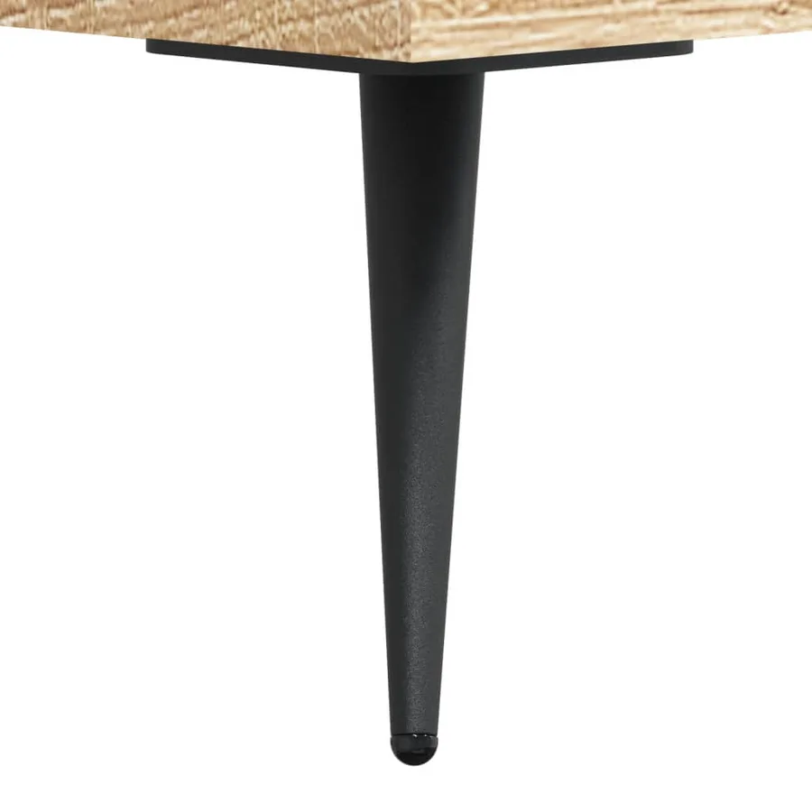 Commode chêne sonoma 69,5 x 34 x 90 cm bois d'ingénierie - 10