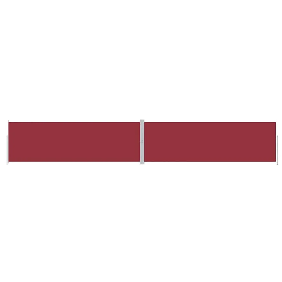 Auvent latéral rétractable Rouge 200x1200 cm - 2