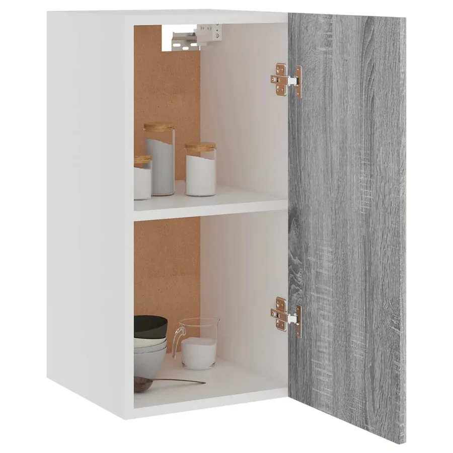 Armoire suspendue "Lyon" Gris Sonoma 29,5 x 31 x 60 cm Bois d'ingénierie - 4