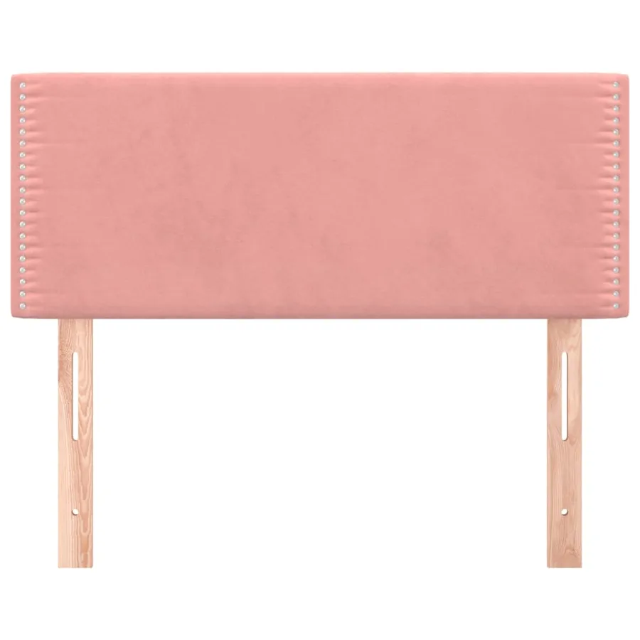 Tête de lit Rose 100x5x78/88 cm Velours - 3
