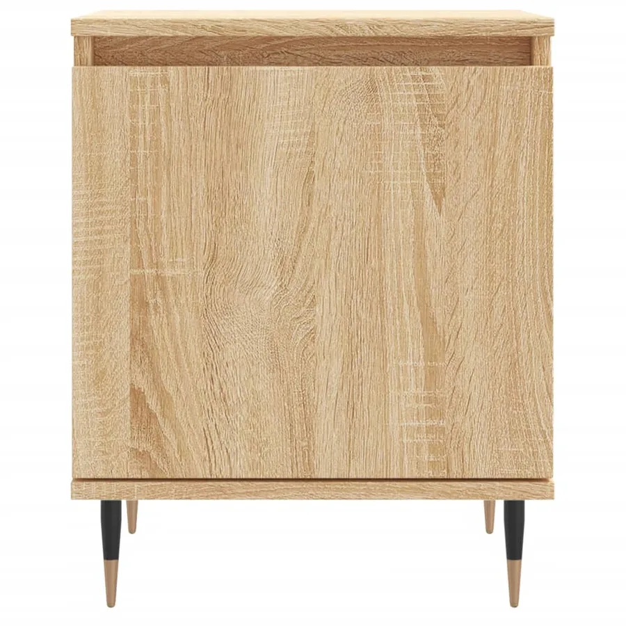 Tables de chevet 2pcs chêne sonoma 40x30x50cm bois d'ingénierie - 5