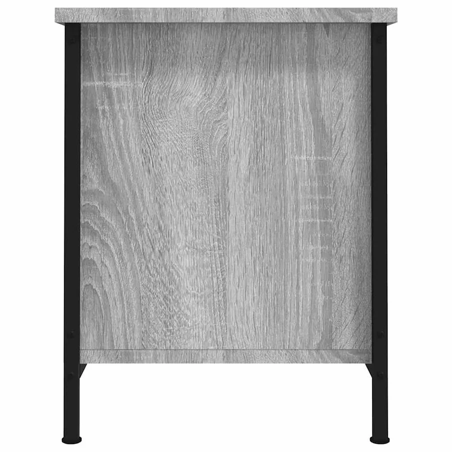 Meuble TV avec portes sonoma gris 60x35x45 cm bois d'ingénierie - 7