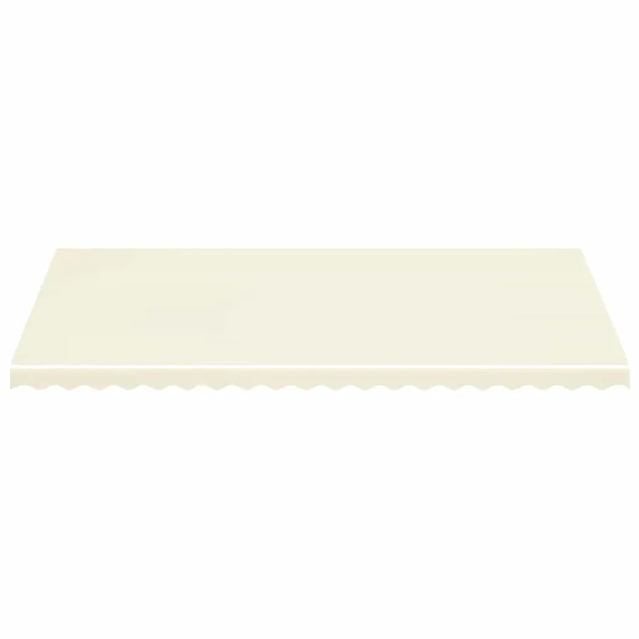 Tissu de remplacement pour auvent couleur crème 5x3,5 m polyester - 3
