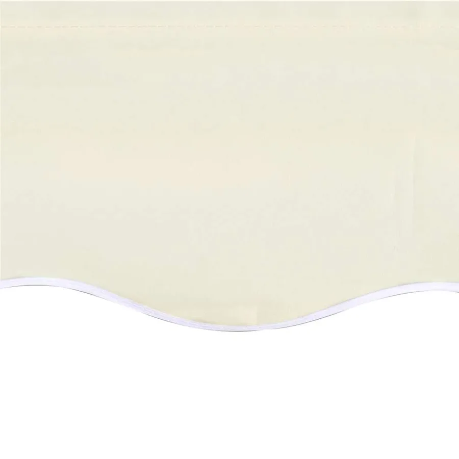 Tissu de remplacement pour auvent couleur crème 5x3,5 m polyester - 5