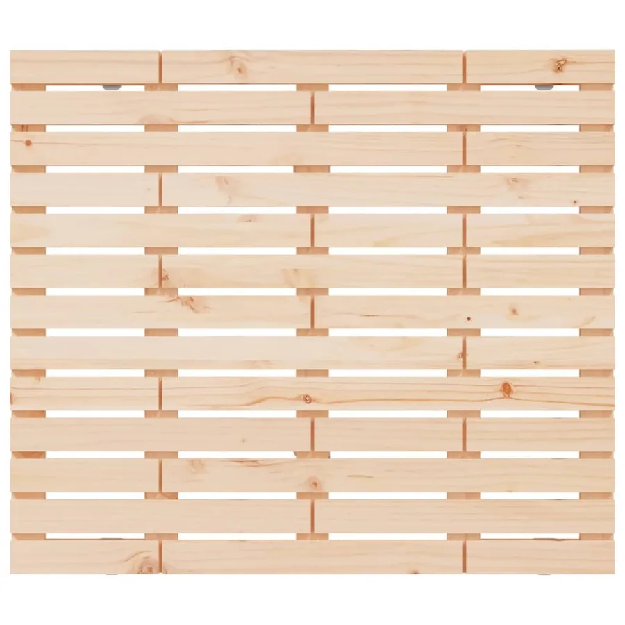 Tête de lit murale 106x3x91,5 cm Bois massif de pin - 4