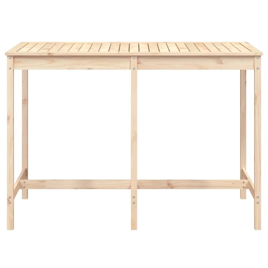 Table de jardin 159,5x82,5x110 cm bois massif de pin - 4
