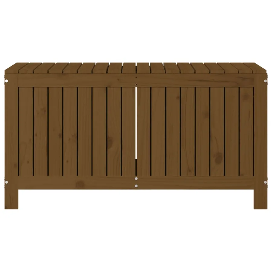 Boîte de rangement de jardin Marron miel 115x49x60 cm Bois pin - 6