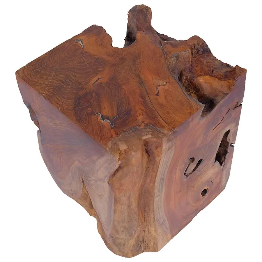 Tabouret Bois de teck massif - 11