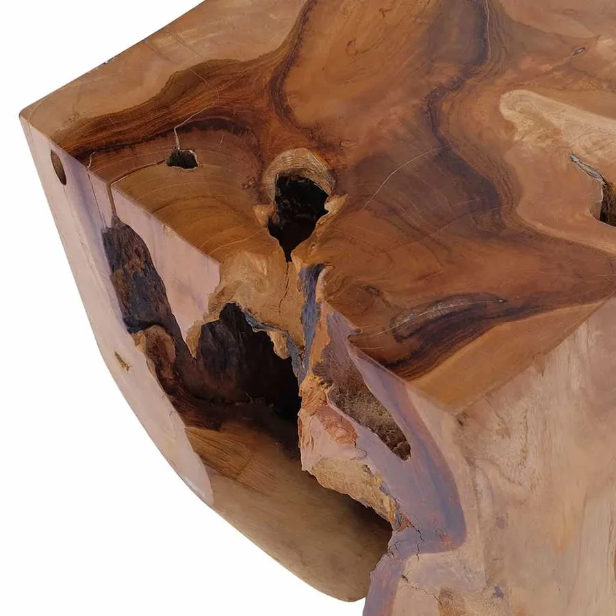 Tabouret Bois de teck massif - 13