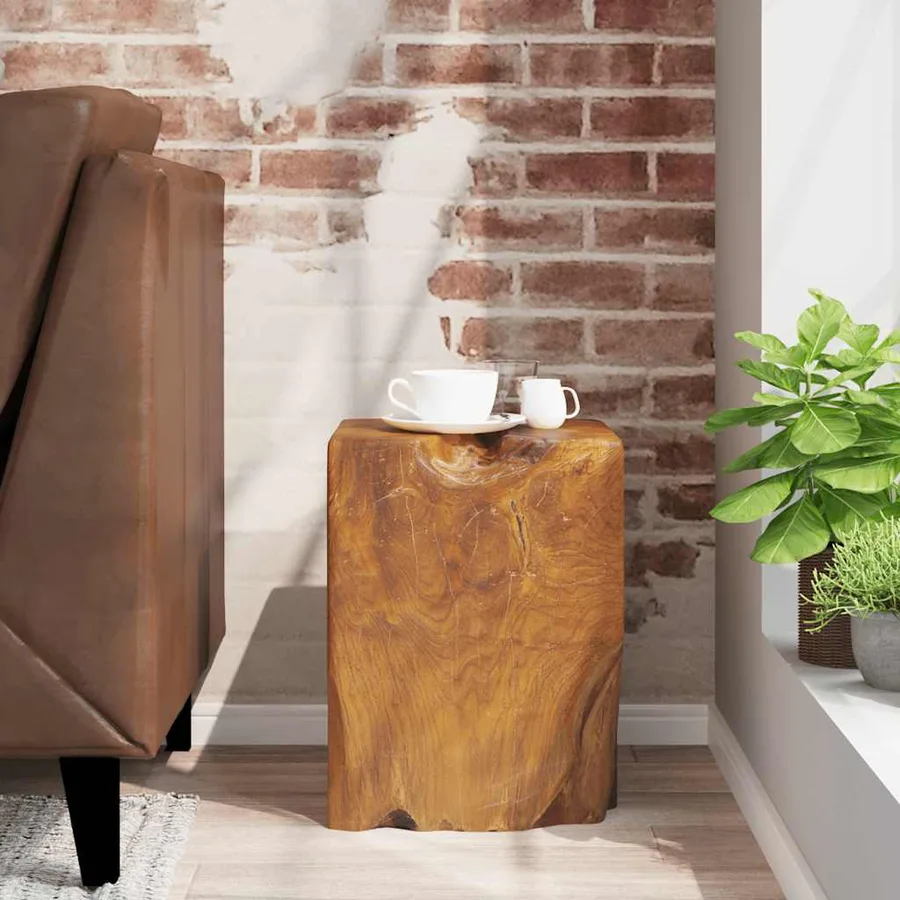 Tabouret Bois de teck massif - 2