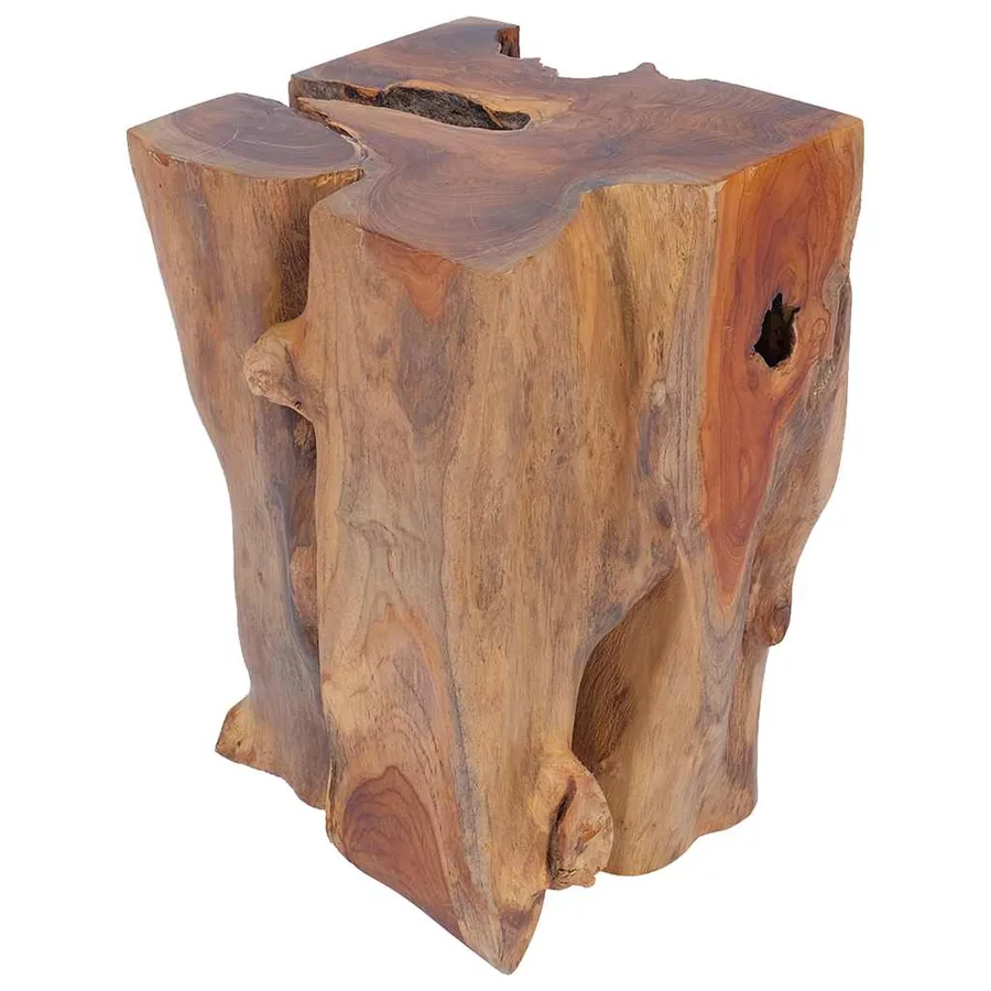 Tabouret Bois de teck massif - 4