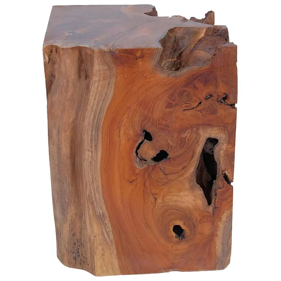 Tabouret Bois de teck massif - 8