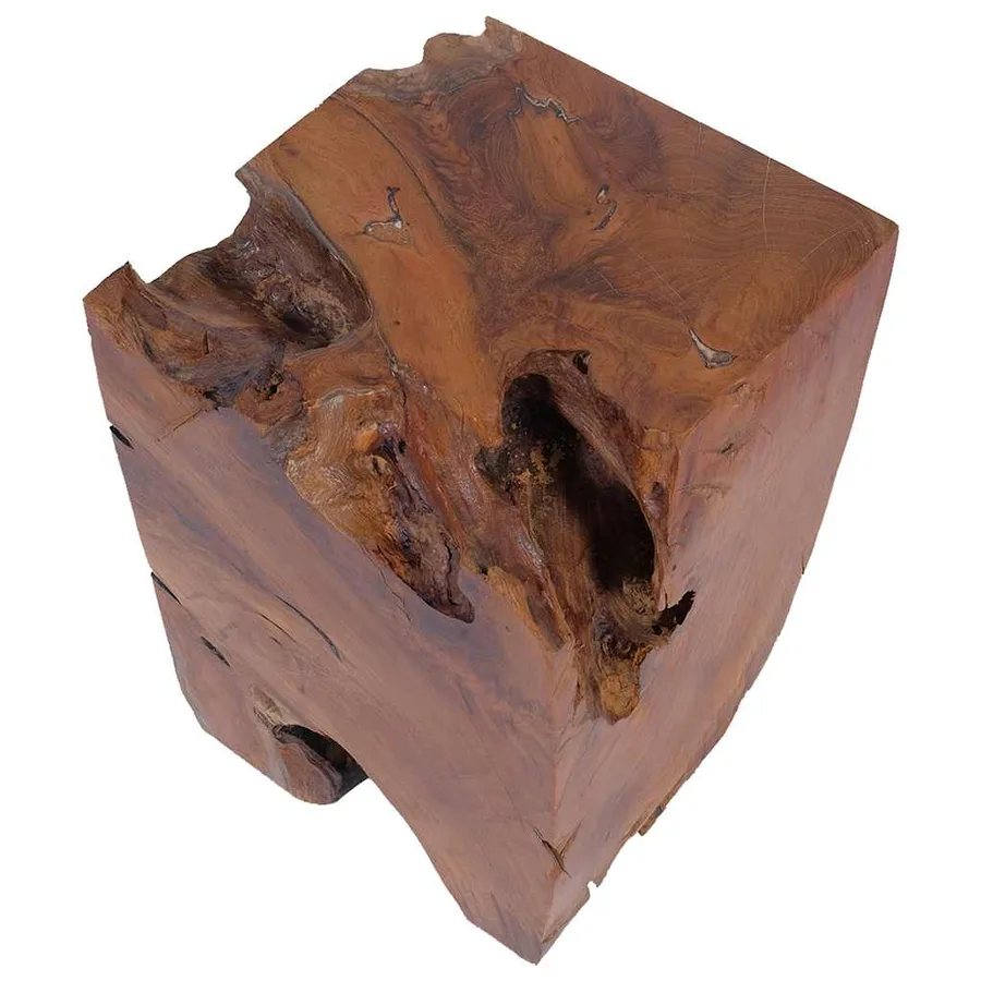 Tabouret Bois de teck massif - 9